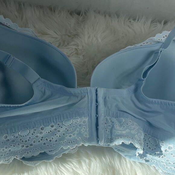 Cacique The Modern Collection Lace Trim Boost Plunge Padded Bra NWT Sz 46DD - Picture 5 of 9